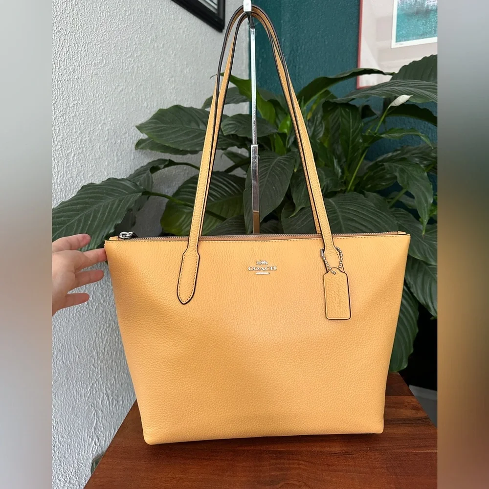 Coach Yellow Tote Bag - Picture 6 of 15